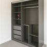 Wardrobe LEO 180cm Grey Image 3