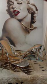 Silver Heels Size 8