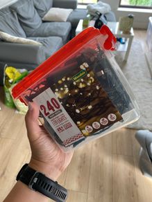 240 led christmas lights outdoor and indoor, 23.9m