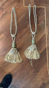 Extra large curtain ties