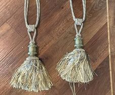 Extra large curtain ties