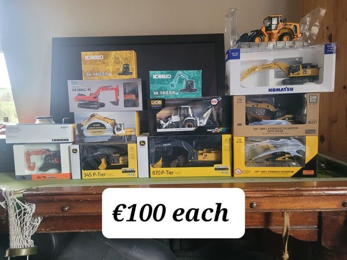 diecast excavators construction 1/50