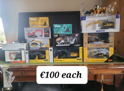 diecast excavators construction 1/50