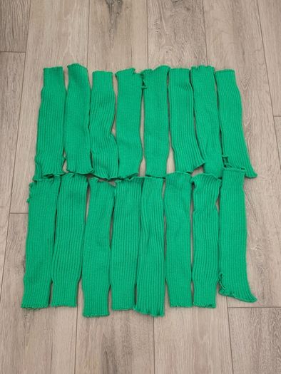 Bright Green Legwarmers Bundle - 8 Pairs