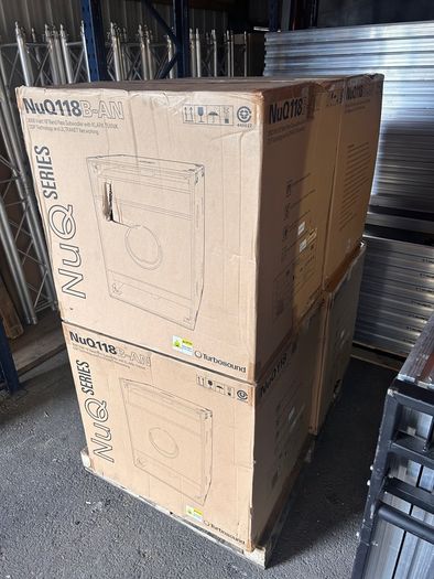 2 of Turbosound NuQ118B-AN - 3000 Watt 18" Band Pass Subwoofer with KLARK TEKNIK DSP Technology and ULTRANET Networking