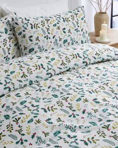 Merry Berries Christmas Duvet Set King Size Reversible