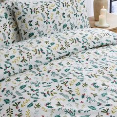Merry Berries Christmas Duvet Set King Size Reversible