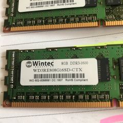 6x server ram wintec 8GB DDR3-1600