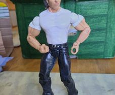 Shawn Michaels wrestling action figure white shirt loose