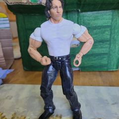 Shawn Michaels wrestling action figure white shirt loose