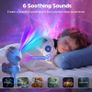 Star Projector,Galaxy Night Light,Astronaut Starry Nebula Ceiling LED Lamp with Timer and Remote, Gift for Kids Adults for Bedroom, Birthdays,Christmas, Valentine's Day Image 6