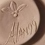 Lovely Small Pottery Bowl Islamic Style Signed Alan 99. Image 7