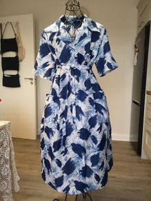 Sezane Style Shirt Dress Size Uk 16