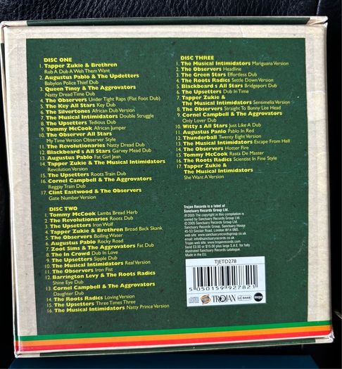 Mix of Trojan Records Ska and Reggae CD box sets