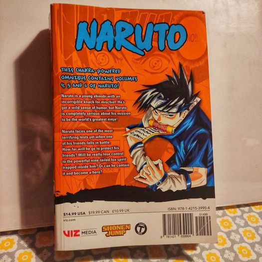 Naruto triple omnibus