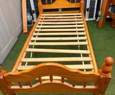 Extremely Solid Single Wooden Bed Frame - Can Deliver
