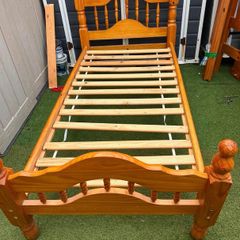 Extremely Solid Single Wooden Bed Frame - Can Deliver