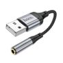 Hoco LS36 Digital USB to 3.5 Audio Converter Black Image 3