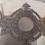 Antique Victorian James Dixon & Sons Silver Pleated Teapot. Image 4