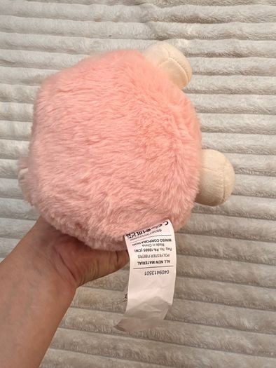 Miniso Pink Blossom Lamb Plush Yellow Flower Sheep approx. 27 cm. Used Please see photos