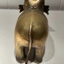Antique 19th Century Indian Brass Elephant Dhokra Lost Wax Temple Toy Image 5