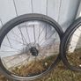 Disc Wheelset 700cc 9mmqr , 160mm disc rotors,  42x700 continental e contact Image 3