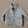 Benetton Baby Blue Quilted Jacket Image 3