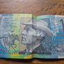 Vintage Banknote Irish Pounds, English Pounds, Arabic Banknotes, Australian Money. Image 8