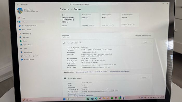 Microsoft Surface Book 3 - Intel Core i7 - 32GB RAM