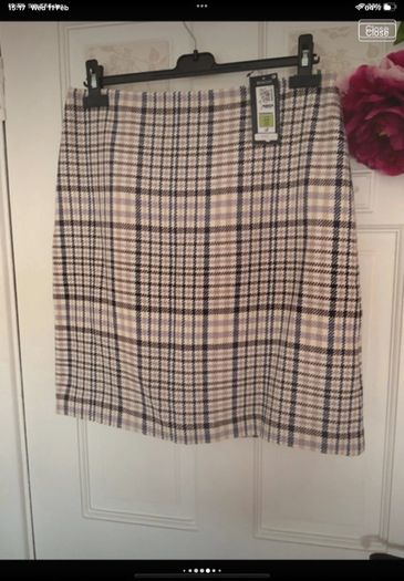 skirt Bnwt marks & Spencer mini check herringbone skirt size 12