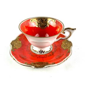 Rare Antique Demitasse Cup and Saucer