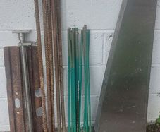 Mixed Steel Bars, Metal Sections & Hardware Job Lot