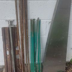 Mixed Steel Bars, Metal Sections & Hardware Job Lot