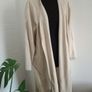 STAFF Hand made linen coat or dress , kimono one size 12- 14 - 16 Image 6