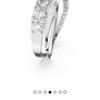 NEW Swarovski Ring Rhodium Plated Zirconia Image 5