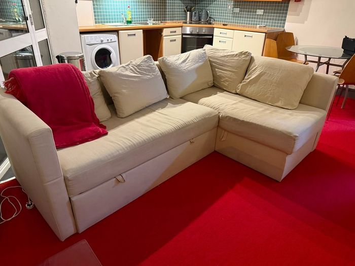 Sofa Bed in cream
