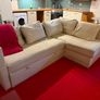 Sofa Bed in cream Image 2