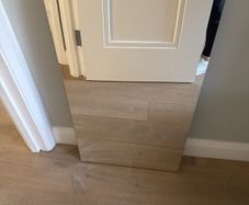 Wall mounted bathroom mirror