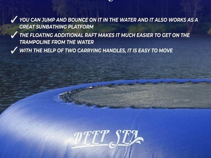 Deep Sea Water Trampoline 3M with extra raft