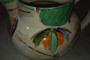 Vintage Myott Son &amp; Co Hand Painted Pitcher Made In England