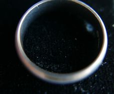 Titanium  Ring size Q