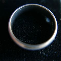 Titanium  Ring size Q