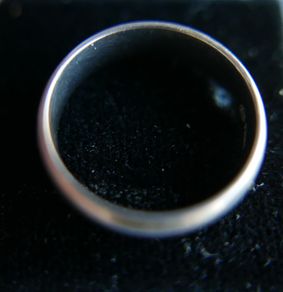 Titanium  Ring size Q