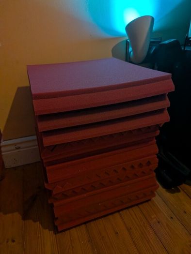 Acoustic Foam panels (Uncompressed) 30mm x 30mm