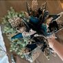 New Christmas Elegant Emerald Flowes with clip Decorations Image 7