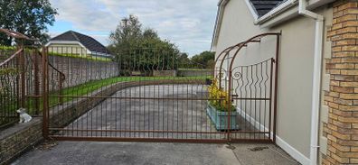 Wrought  iron gate