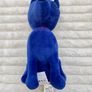 Miniso Life Sitting Cat Blue Plush Stuffed Animal approx. 28 cm. Please see photos Image 2
