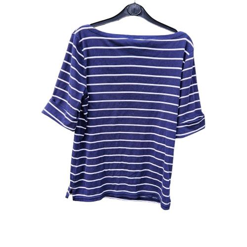 Lauren by Ralph Lauren Judy Stretch Cotton Boatneck Top