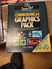 Rare C64 Graphics Pack - DK Screen Shot Programming Series (Books 3 & 4 + Tape)