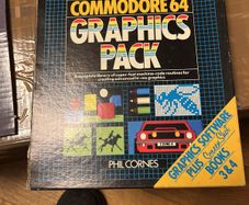 Rare C64 Graphics Pack - DK Screen Shot Programming Series (Books 3 & 4 + Tape)